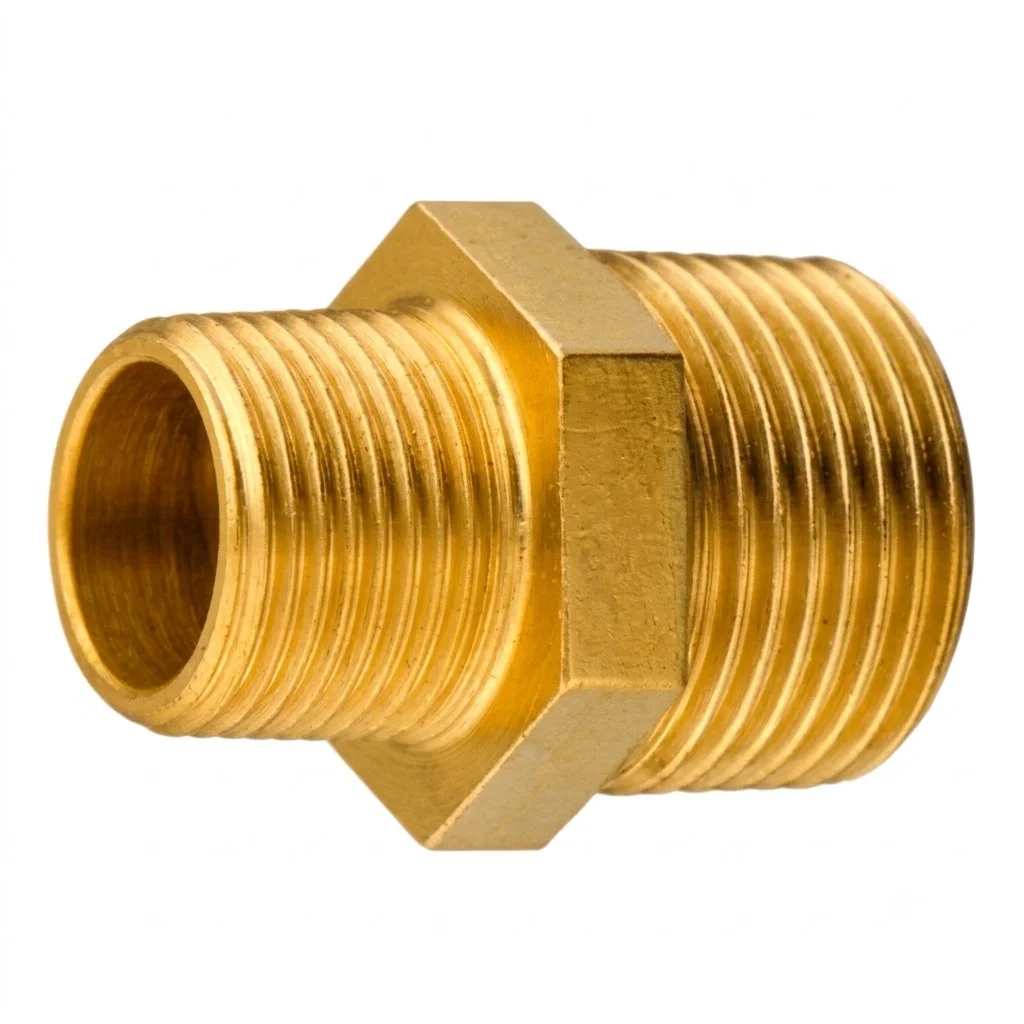 Brass Hex Nipple 20MM-16MM