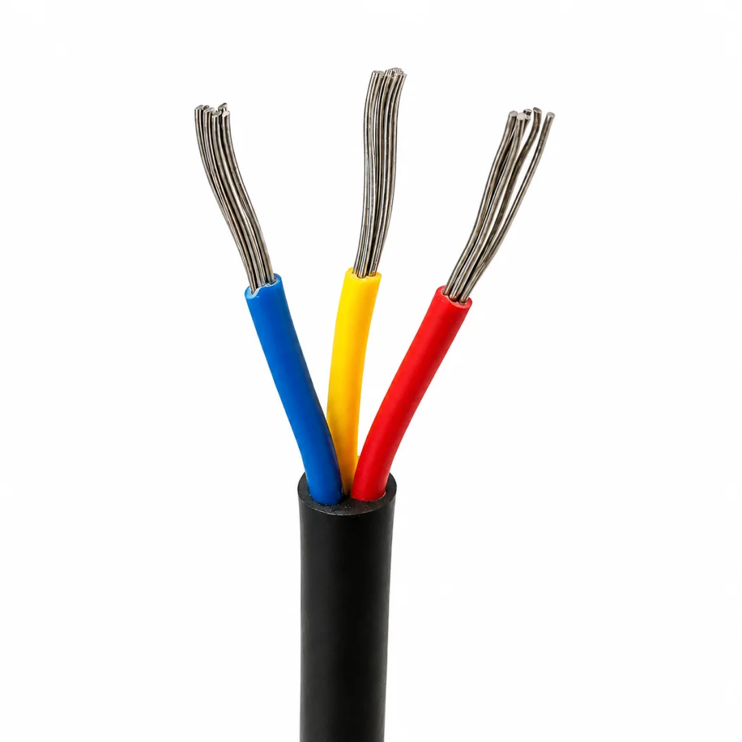 3 Core Aluminium Cable 7/64 Sky Blue