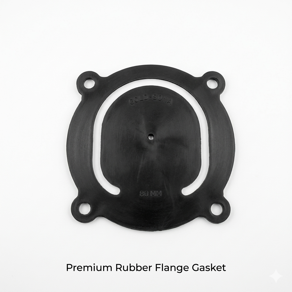 Rubber Flange Gasket 80MM 4 Bolt