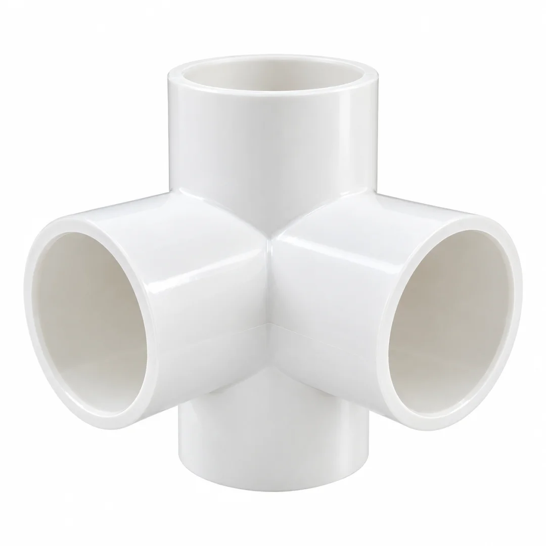 UPVC 4 Way Elbow 1 Inch